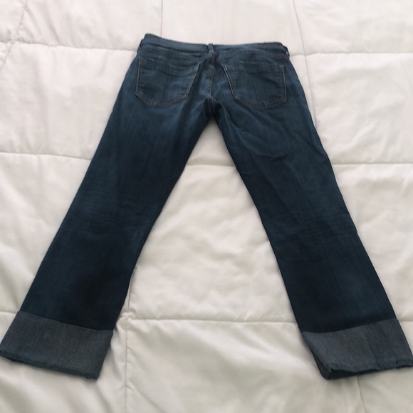 CoH blue jeans Dani cropped straight leg with cuff and light whiskering - Picture 7 of 12